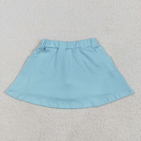 5.9 GLK0065 Baby Girls Aqua Pocket Yoga Active Wear Skort