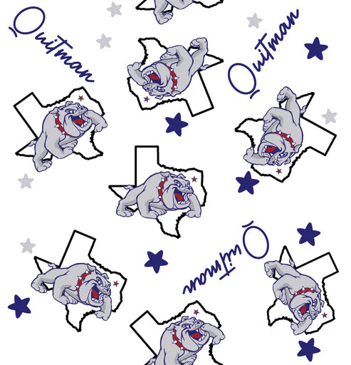 10.11  Custom Moq 8 Baby Girls Purple Quitman Team Zipper Hoodies Tops