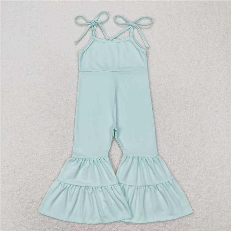 SR0716 Gray-green camisole jumpsuit
