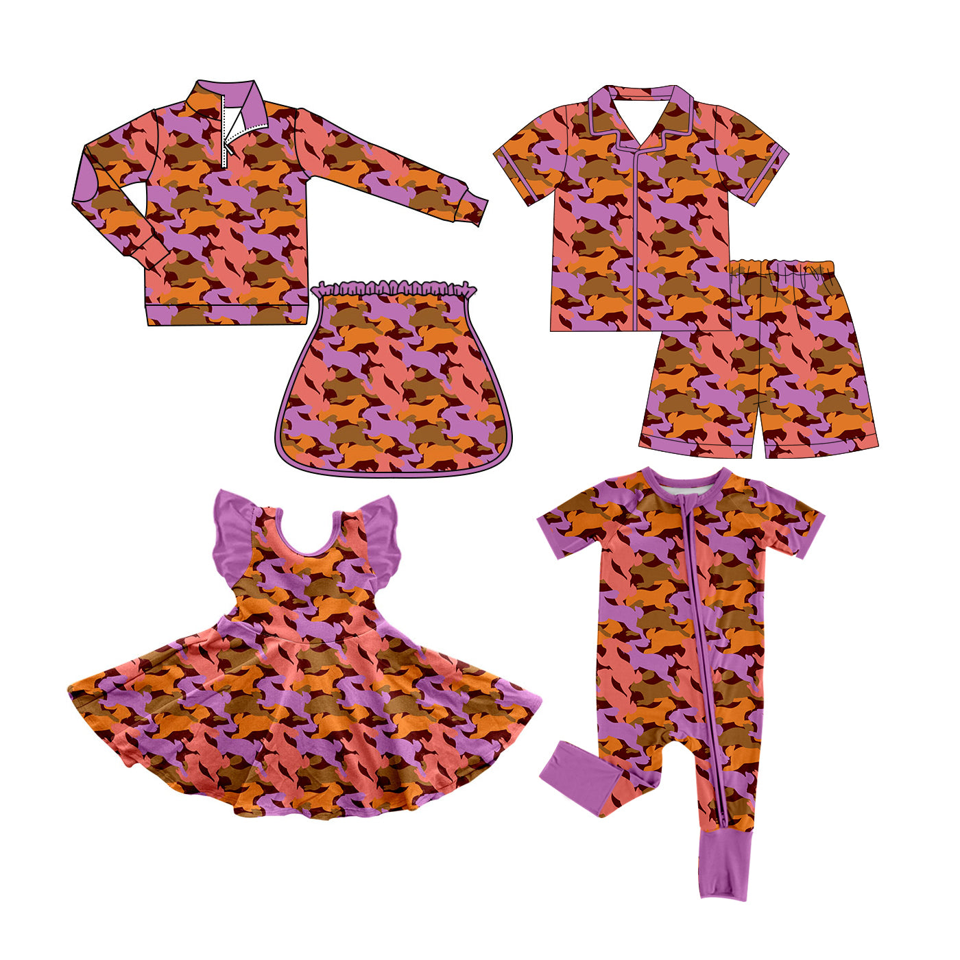 26.1.6 Custom MOQ:3 or 5 pcs each design milk silk Sibling baby girl clothes short sleeve shorts sets and skirts sets and dress and romper