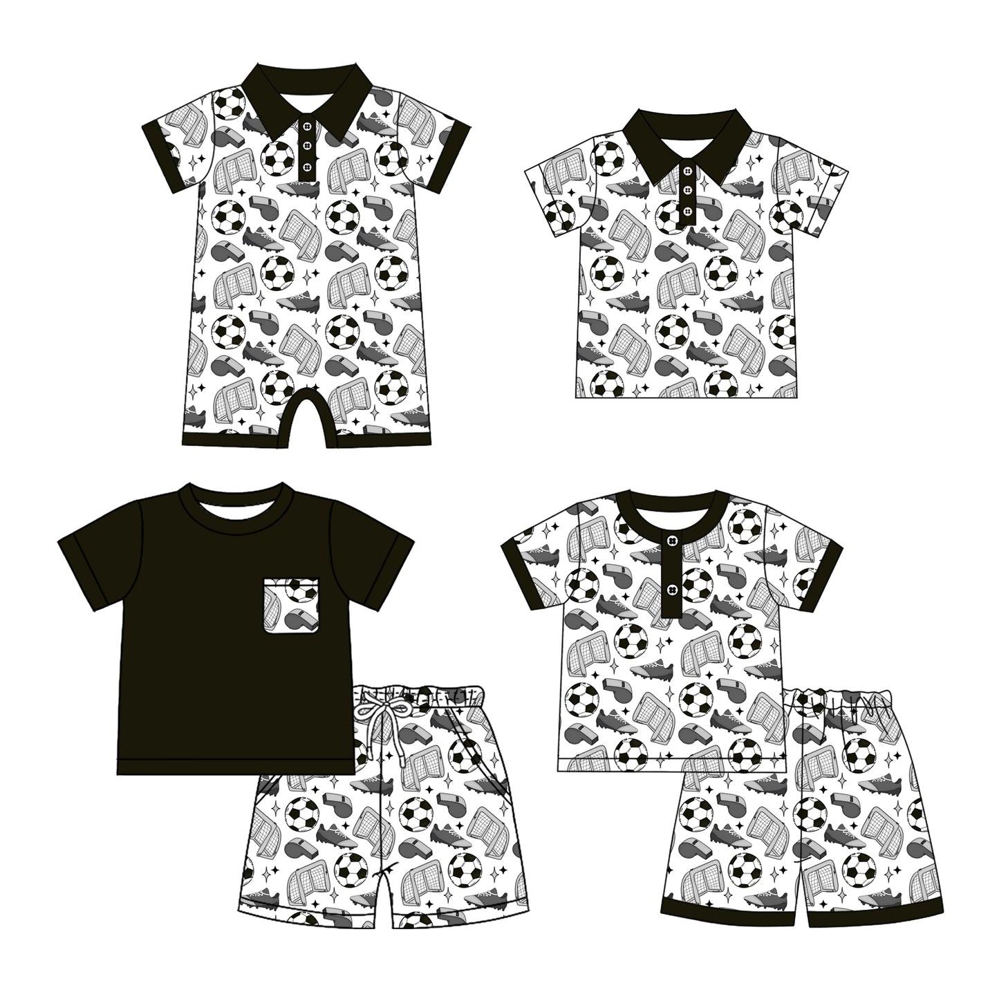26.1.7 Custom MOQ:3 or 5 pcs each design milk silk Sibling baby boy clothes short sleeve shorts sets 2 and top and romper