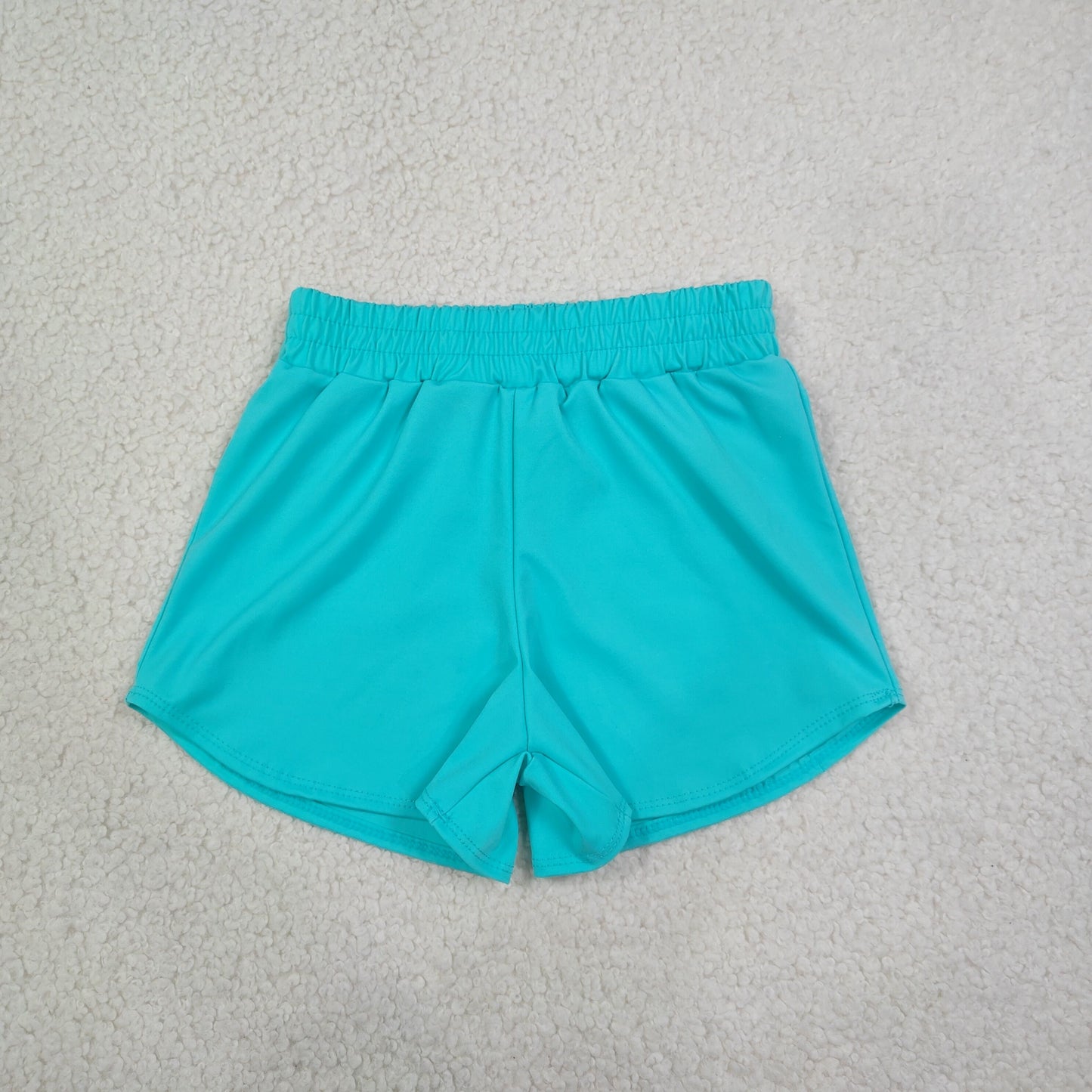 SS0907 Kids Clothing Baby Girls Aqua Yoga Active Sport Shorts Bottom