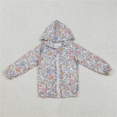 5.17 Baby Girls 3 Styles Hooded Top Zip Tops Jackets Cardigans