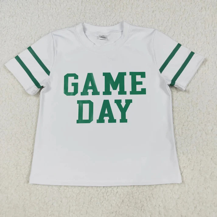 9.4 Sibling Baby Girls Game Day Yoga Active Team Tee Shirts Tops