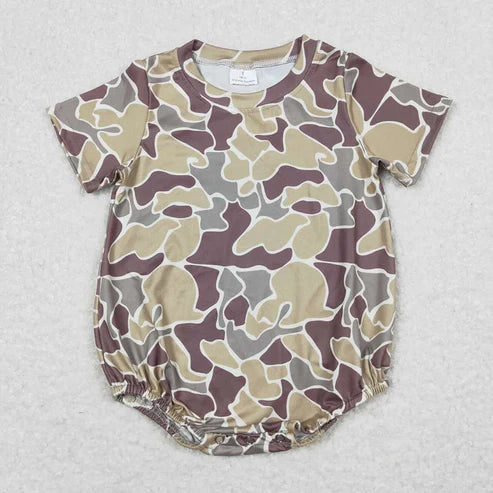 6.26 Sibling Baby Boys Short Sleeve Western Camo Tee Shirts Tops Rompers Brother Designs