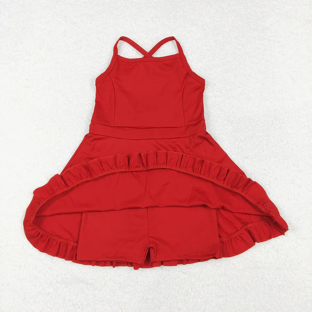 L-3.3 Sibling Baby Girls 3 Colors Athletic Active Wear Knee Length Dresses