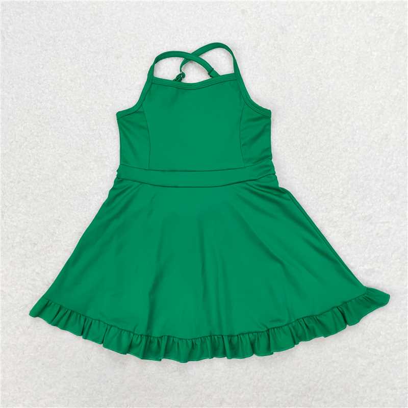 L-3.6 Baby Girls Sibling Knit Knee Length Active Wear Athletic Dresses