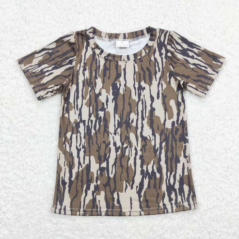 6.26 Sibling Baby Boys Short Sleeve Western Camo Tee Shirts Tops Rompers Brother Designs