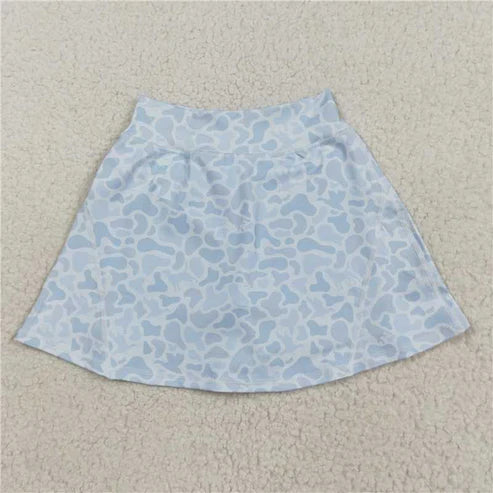 8.18 Sibling Baby Girls Western Ducks Camo Yoga Skorts Bottom