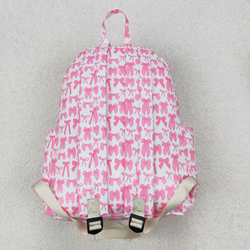 4.28 BA0285 Baby Girls Pink Bows Backpacks Bag