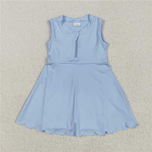 5.21 Sibling Baby Girls Yoga Zip Active Wear Skort Knee Length Dresses