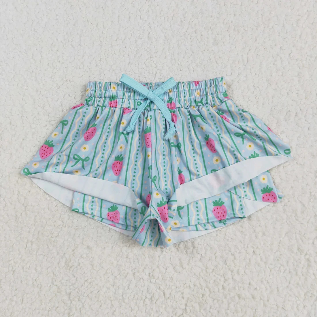 6.2 Sibling Baby Girls Skorts Ruffle Summer Shorts Bottoms