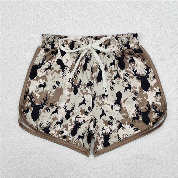 3.19 4 Colors Adult Women Summer Sports Camouflage Shorts Bottoms