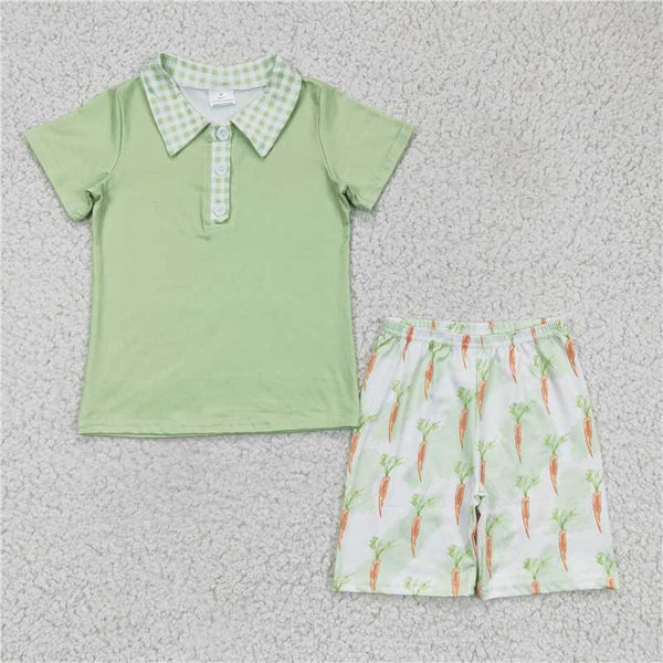 Sibling Boys Baby Girls Rabbit Easter Carrots Rompers Dresses Suits