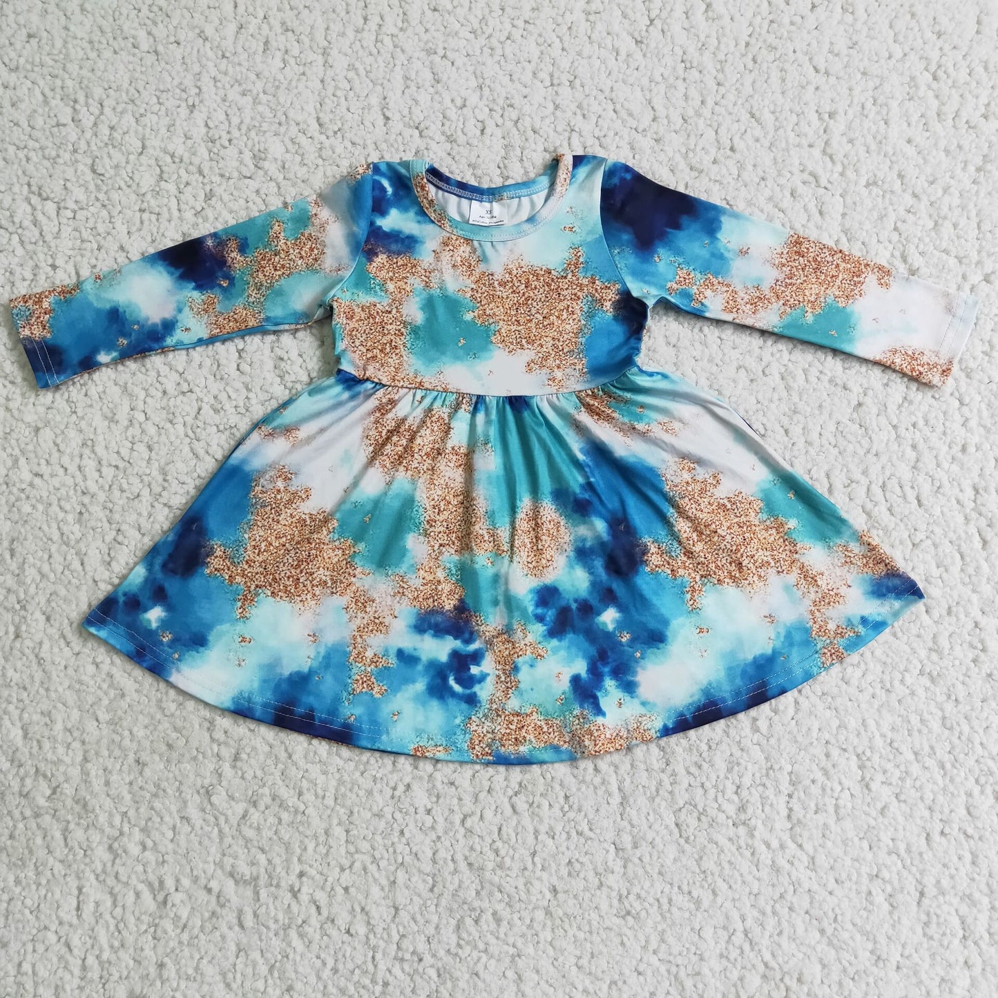 12.8 6 A6-18 baby girl clothes long sleeve winter dress-promotion