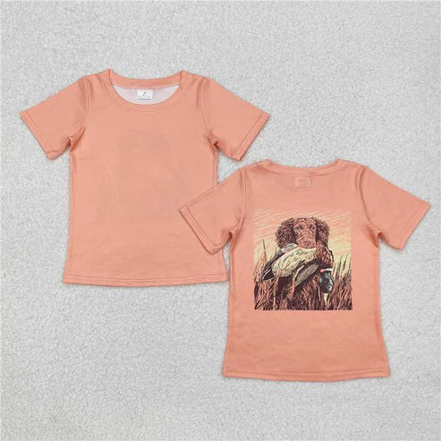 3.19 Sibling Baby Boys 5 Back Prints Hunting Short Sleeve Tee Shirts Tops