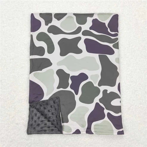 3.10 Baby Toddler Children Hunting Sibling Camo Minky Blankets