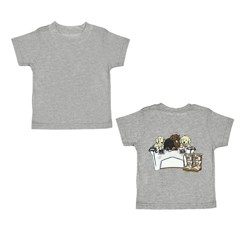 7.17 BT0965 Baby Boys Hunting Dogs Short Sleeve Tee Shirts Tops Preorder
