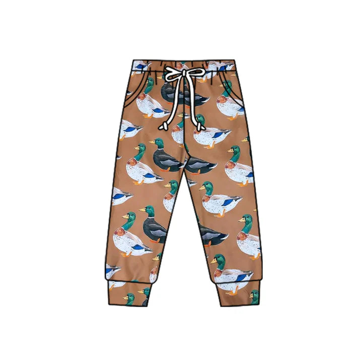 7.23 P0701 Baby Girls Mallard Ducks Hunting Jogger Bottom Pants Preorder