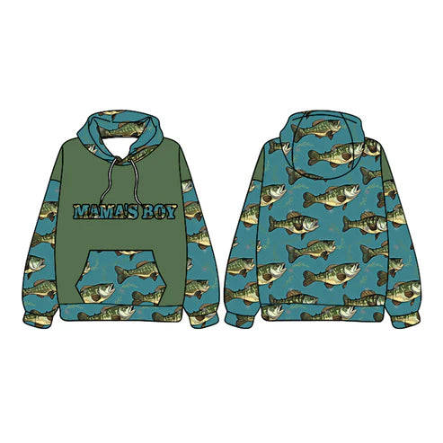 7.19 BT1025 Baby Boys Mama's Boy Hooded Pocket Fishing Tops Preorder