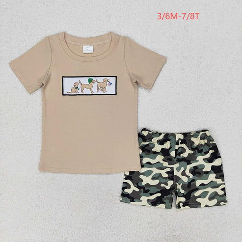 4.19  Sibling Embroidery Baby Boys 4th Of July Shirt Shorts Summer Outfits