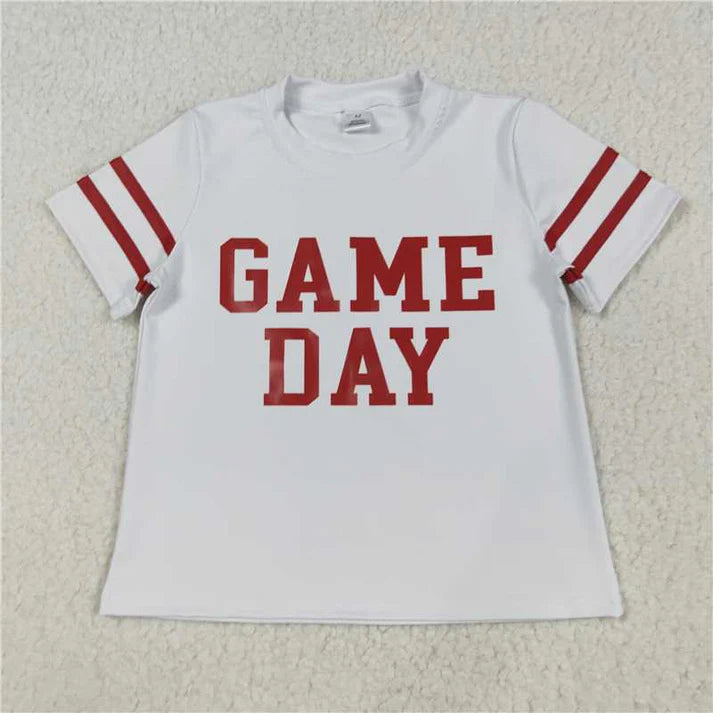 9.4 Sibling Baby Girls Game Day Yoga Active Team Tee Shirts Tops