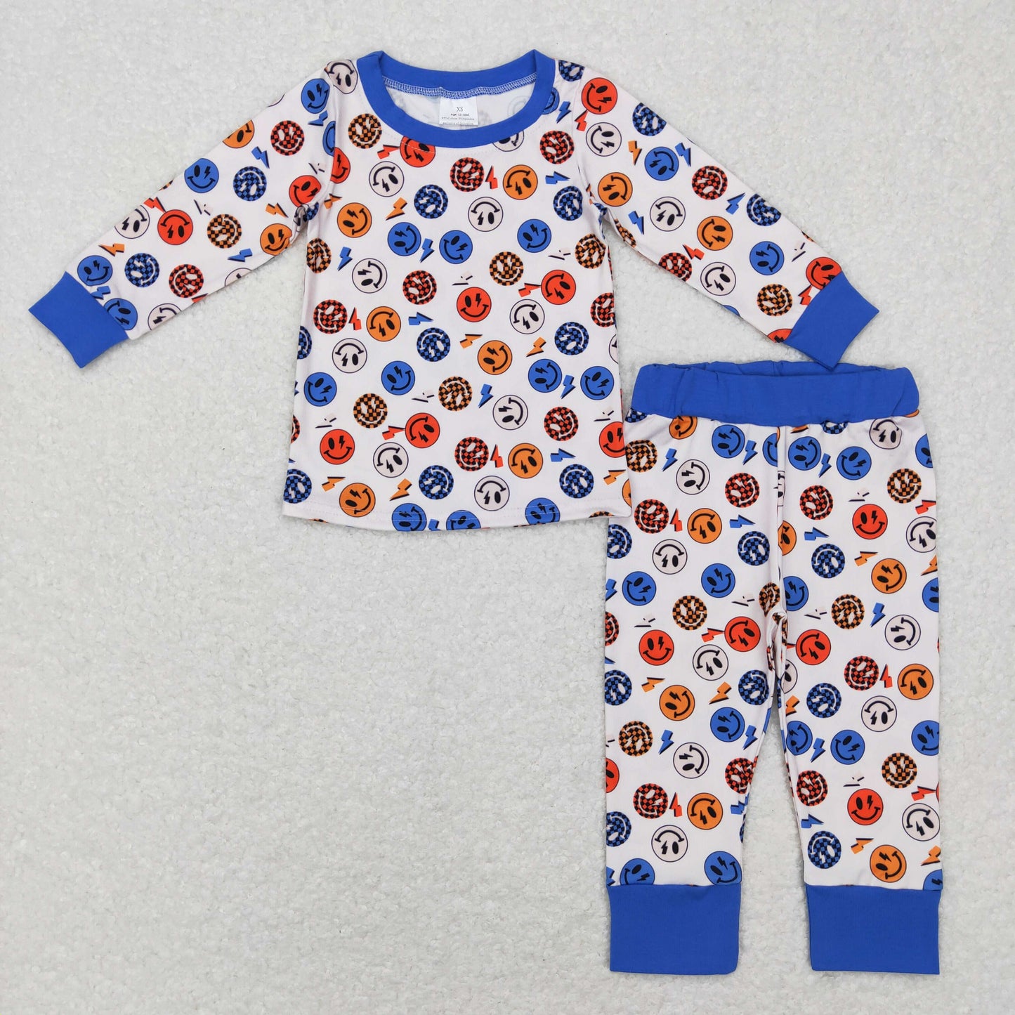 12.8 BLP0371 RTS baby boy clothes smile boy winter outfit winter pajamas set-promotion