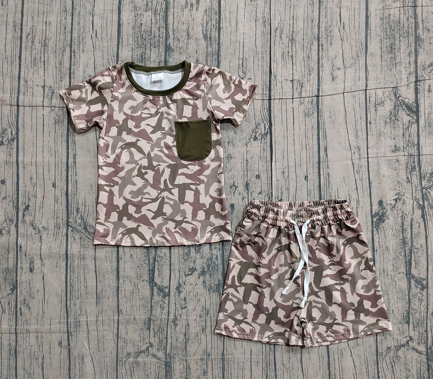 BSSO1795 pre-order baby boy clothes camo print toddler boy summer outfit-26.1.22