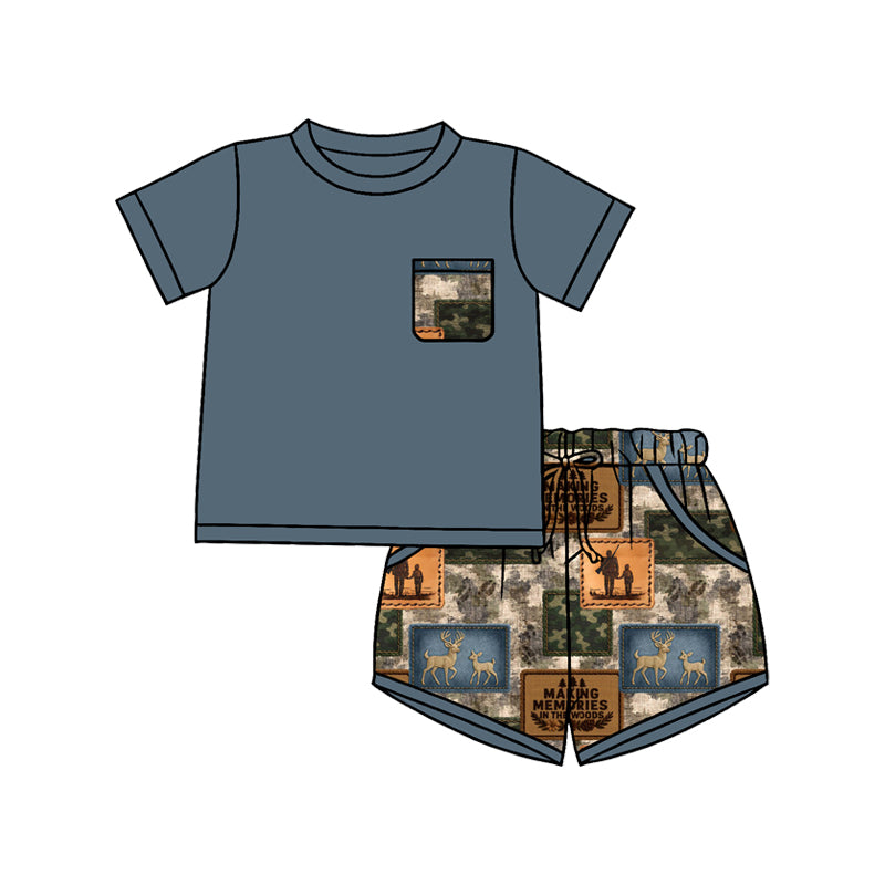 Pre-order no moq BSSO1846 pre-order baby boy clothes short sleeve summer shorts outfit-26.1.2