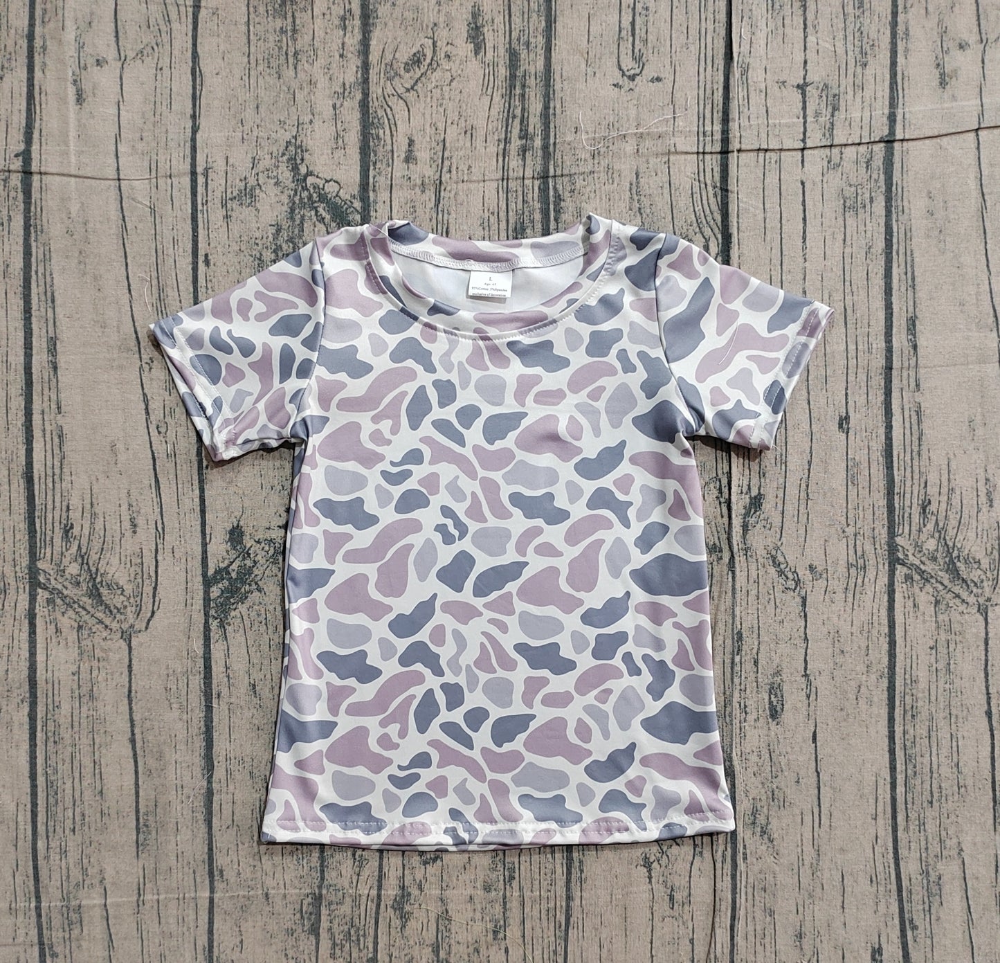 Pre-order no moq BT1712 pre-order baby boy clothes summer camouflage short sleeve top-26.1.22