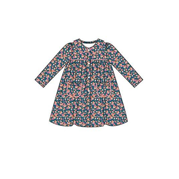 GLD0934  Long sleeve suit for girls (6-8weeks)