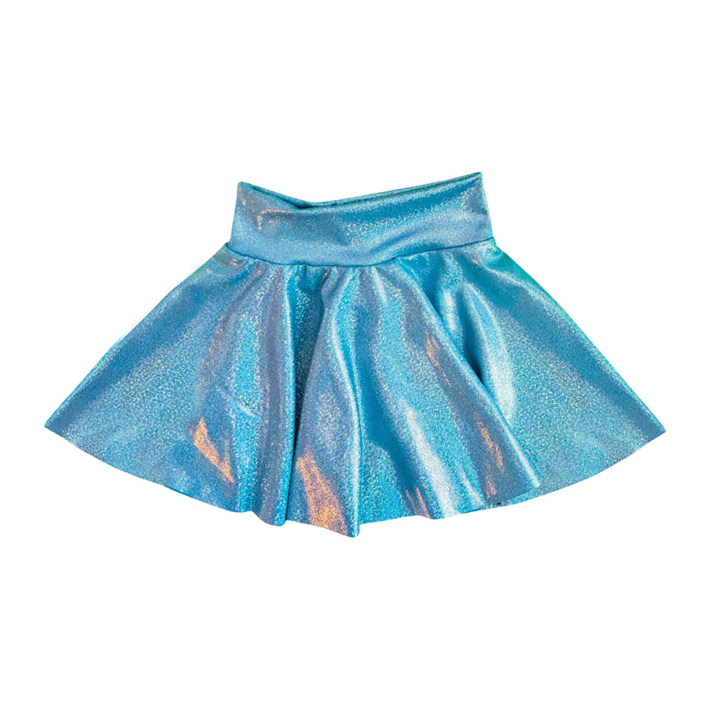 Pre-order no moq GLK0234 baby girls clothes blue leather shorts skirt-26.1.10