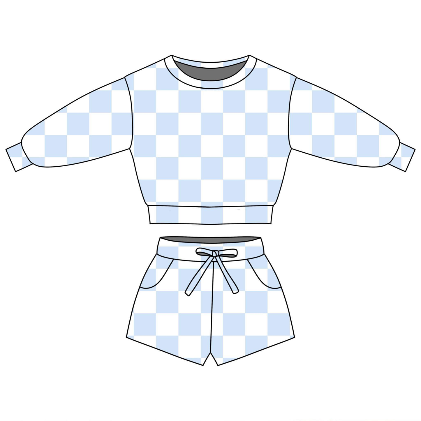 Pre-order no moq GLS0087 pre-order toddler girl clothes summer long sleeve shorts set-26.1.2