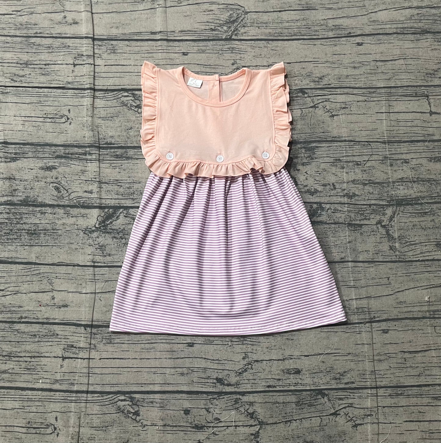 Pre-order no moq GSD3559 pre-order baby girl clothes sleeveless summer dress-26.1.13