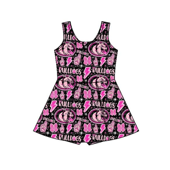 Pre-order no moq GSD3584 pre-order baby girl clothes summer yoga team sleeveless dress-26.1.8