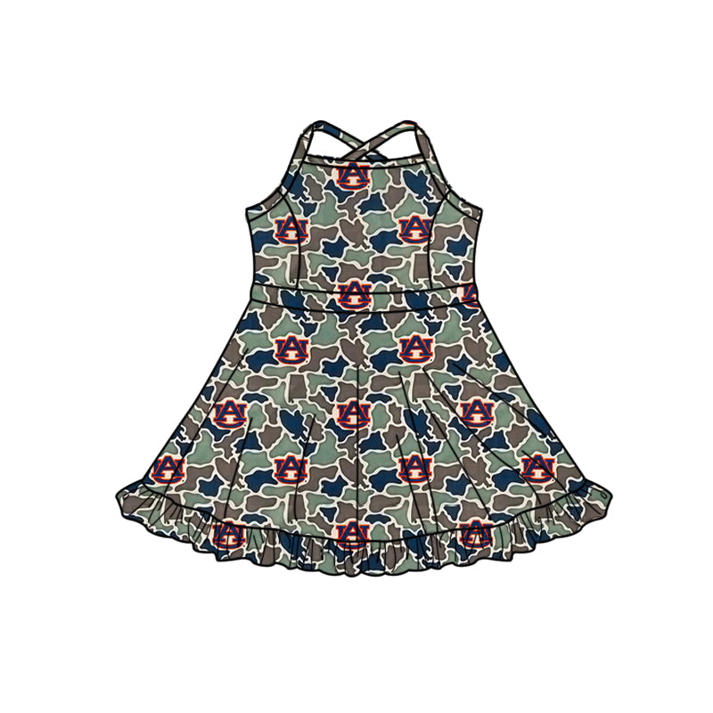Pre-order no moq GSD3588 pre-order baby girl clothes summer yoga team camouflage sleeveless dress-26.1.9
