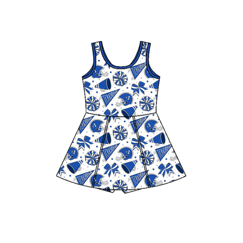 Pre-order no moq GSD3606 pre-order baby girl clothes summer yoga team sleeveless dress-26.1.10