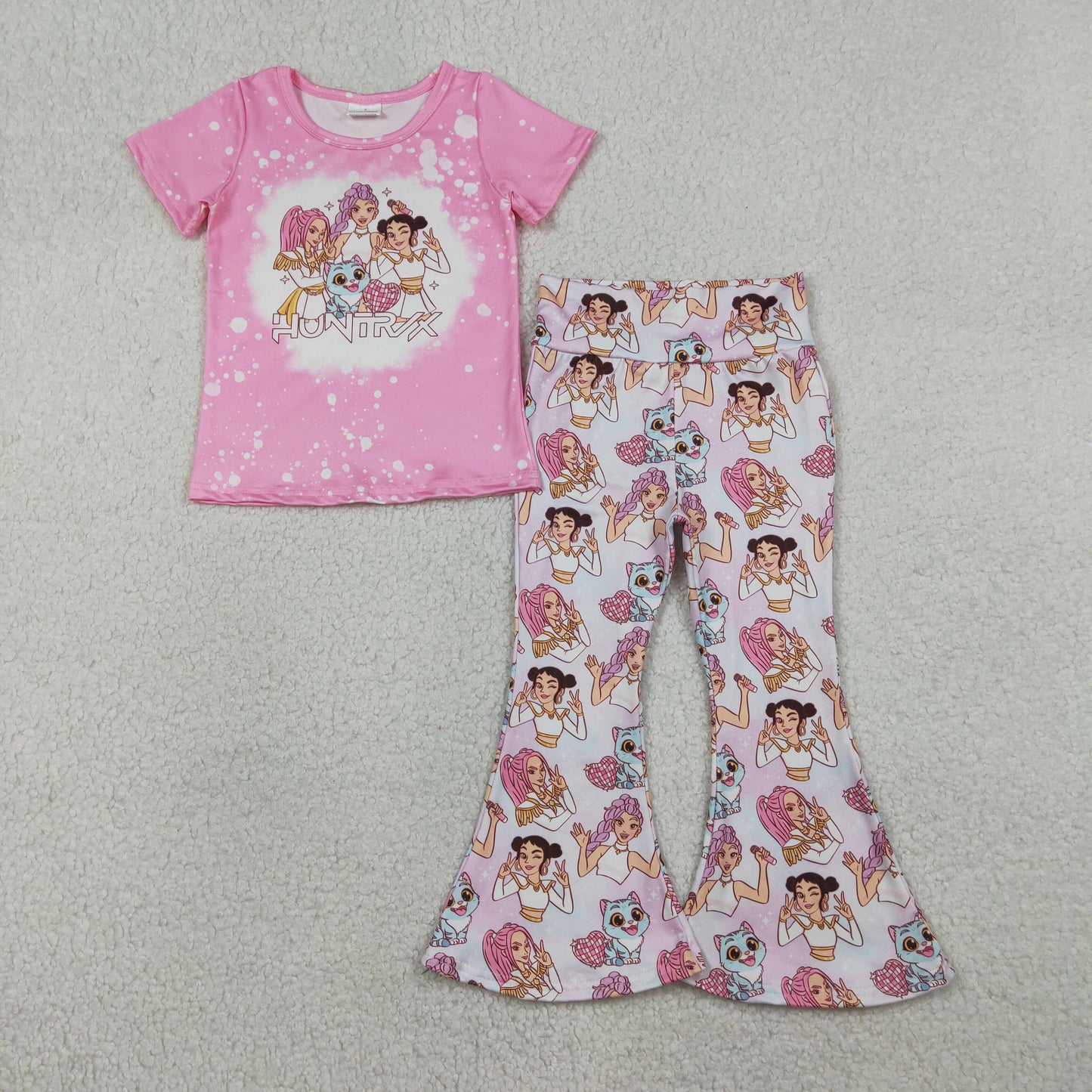 12/18m-14/16t Sibling Baby Boys girls clothes summer cartoon kpop short sleeve pants Clothes Sets