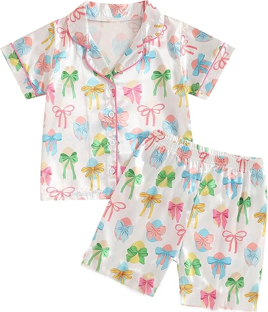 Pre-order no moq GSSO3145 pre-order baby girl clothes bow short sleeve shorts summer outfit-26.1.7