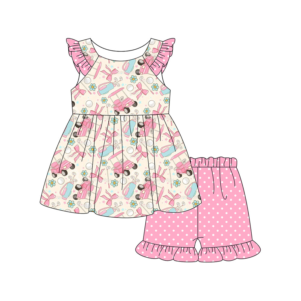 Pre-order no moq GSSO3162 pre-order baby girl clothes bow flying sleeve shorts summer outfit-26.1.9