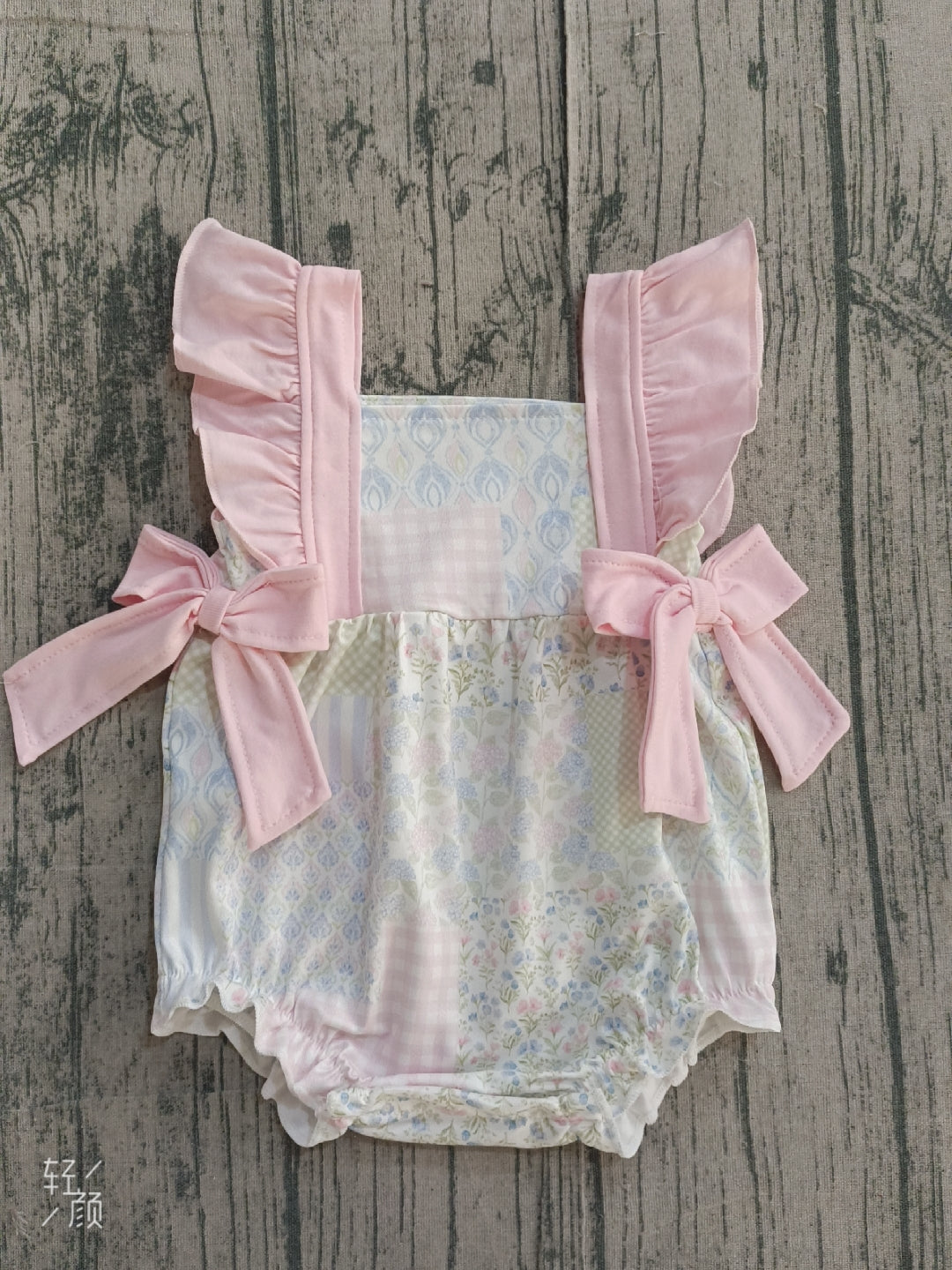 SR3675 pre-order baby girl clothes rabbit print toddler girl floral summer bubble-26.1.12