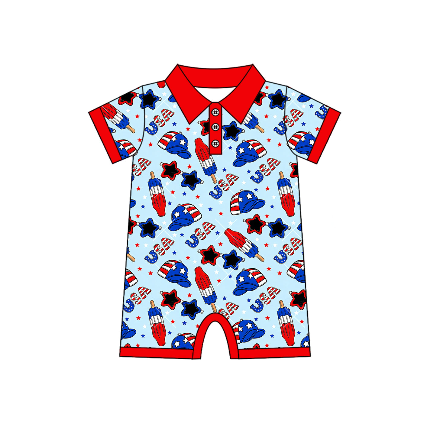 Pre-order no moq SR3874 pre-order baby boy clothes summer short sleeve bubble-25.12.29