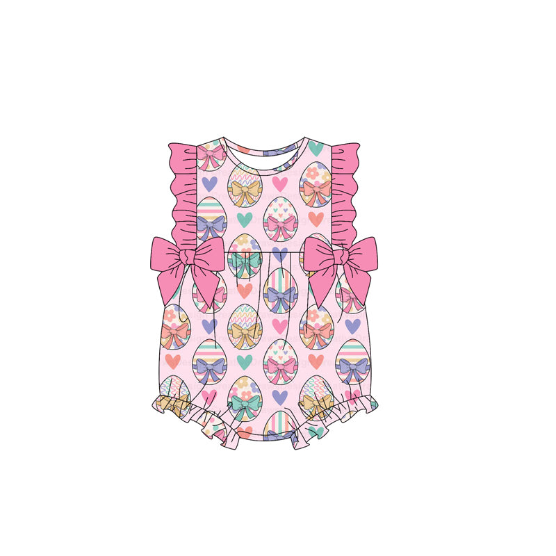 Pre-order no moq SR3902 pre-order baby girl clothes easter bow vest bubble-26.1.1
