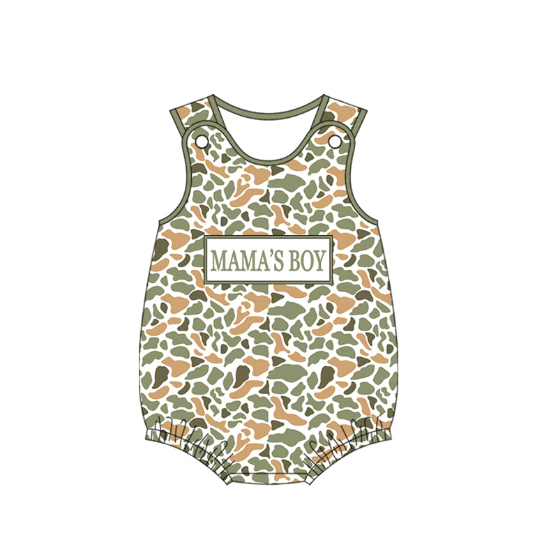 Pre-order no moq SR3910 pre-order baby boy clothes MAMA camouflage vest bubble-26.1.1