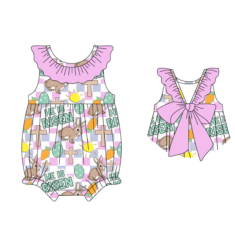 Pre-order no moq SR3929 pre-order baby girl clothes easter vest bubble-26.1.2