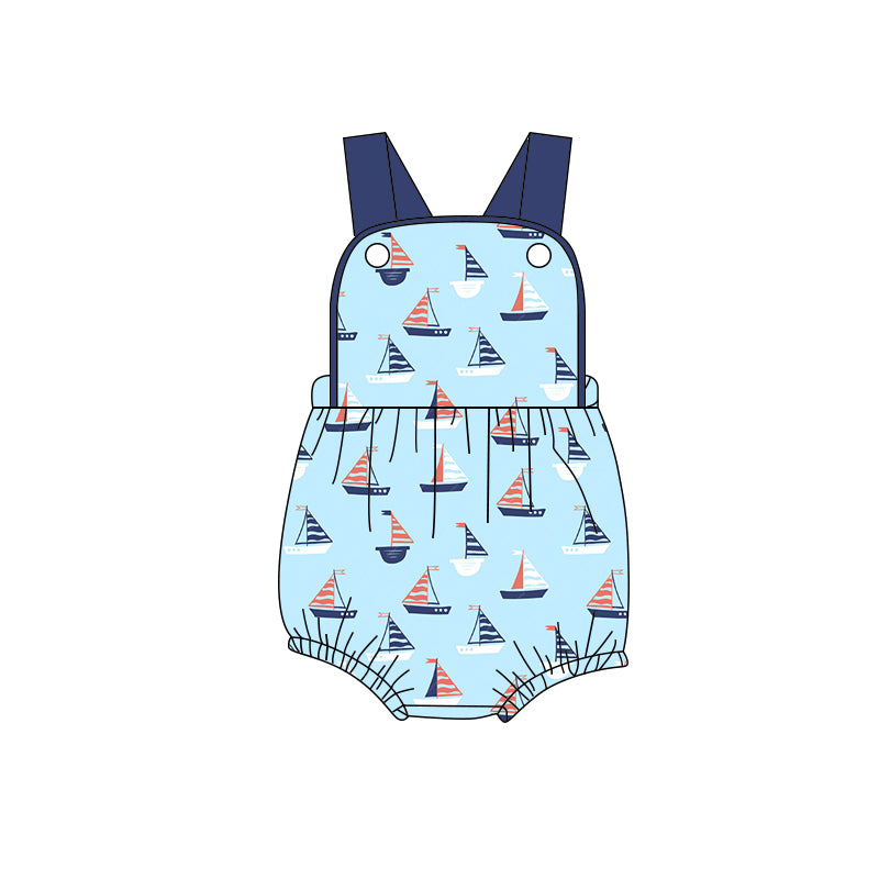 Pre-order no moq SR3945 pre-order baby boy clothes boat vest bubble-26.1.7