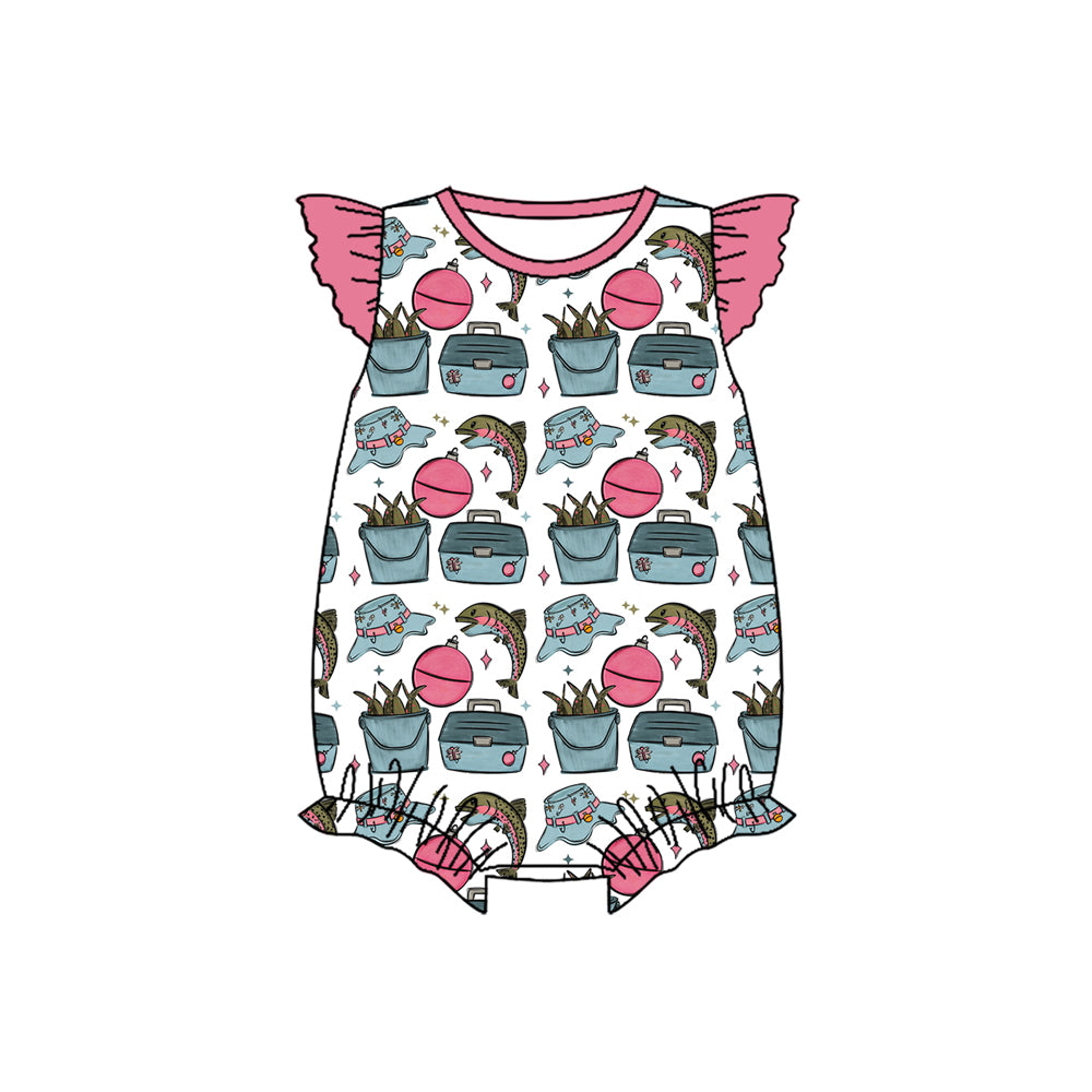 Pre-order no moq SR3949 pre-order baby girl clothes fishing flying sleeve bubble-26.1.8