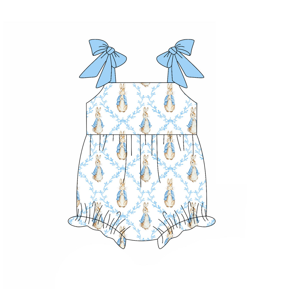 Pre-order no moq SR3955 pre-order baby girl clothes bow bunny suspender bubble-26.1.9