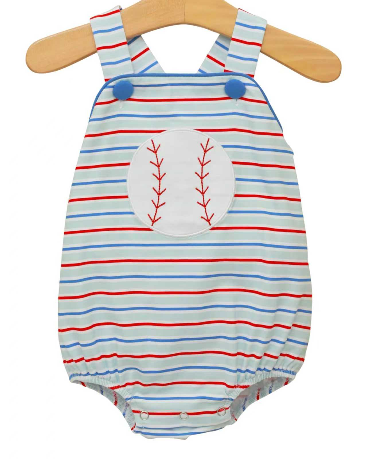 Pre-order no moq SR3979 pre-order baby boy clothes baseball vest bubble-26.1.14