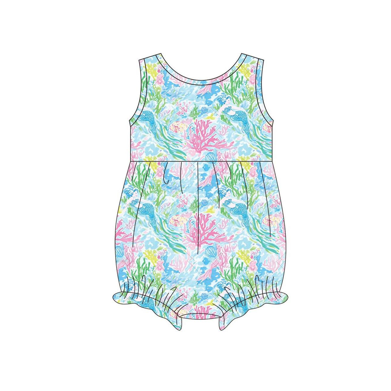 Pre-order no moq SR3991 pre-order baby girl clothes vest bubble-26.1.15